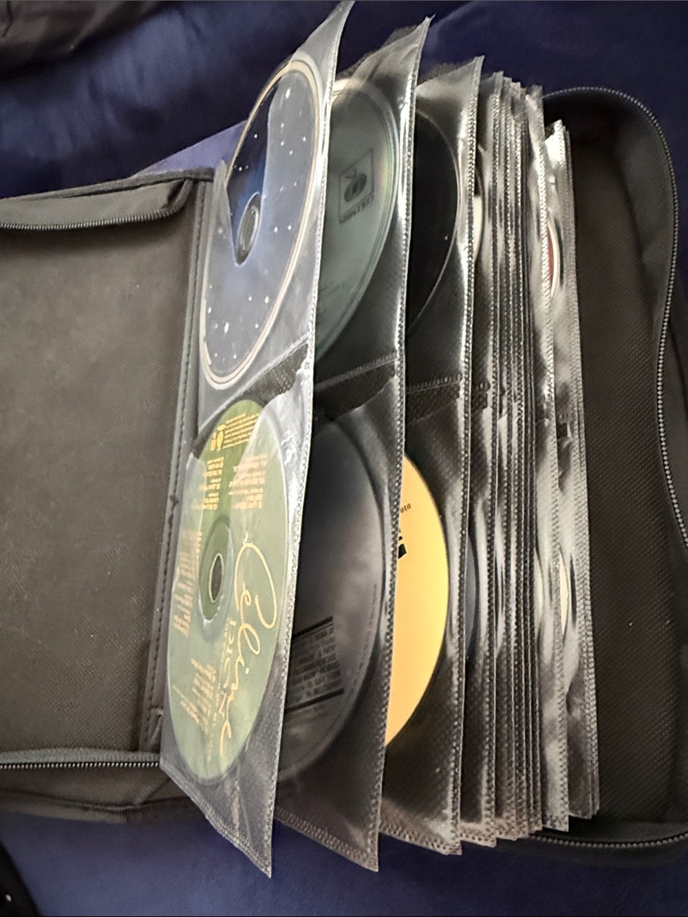 Music CDs and case